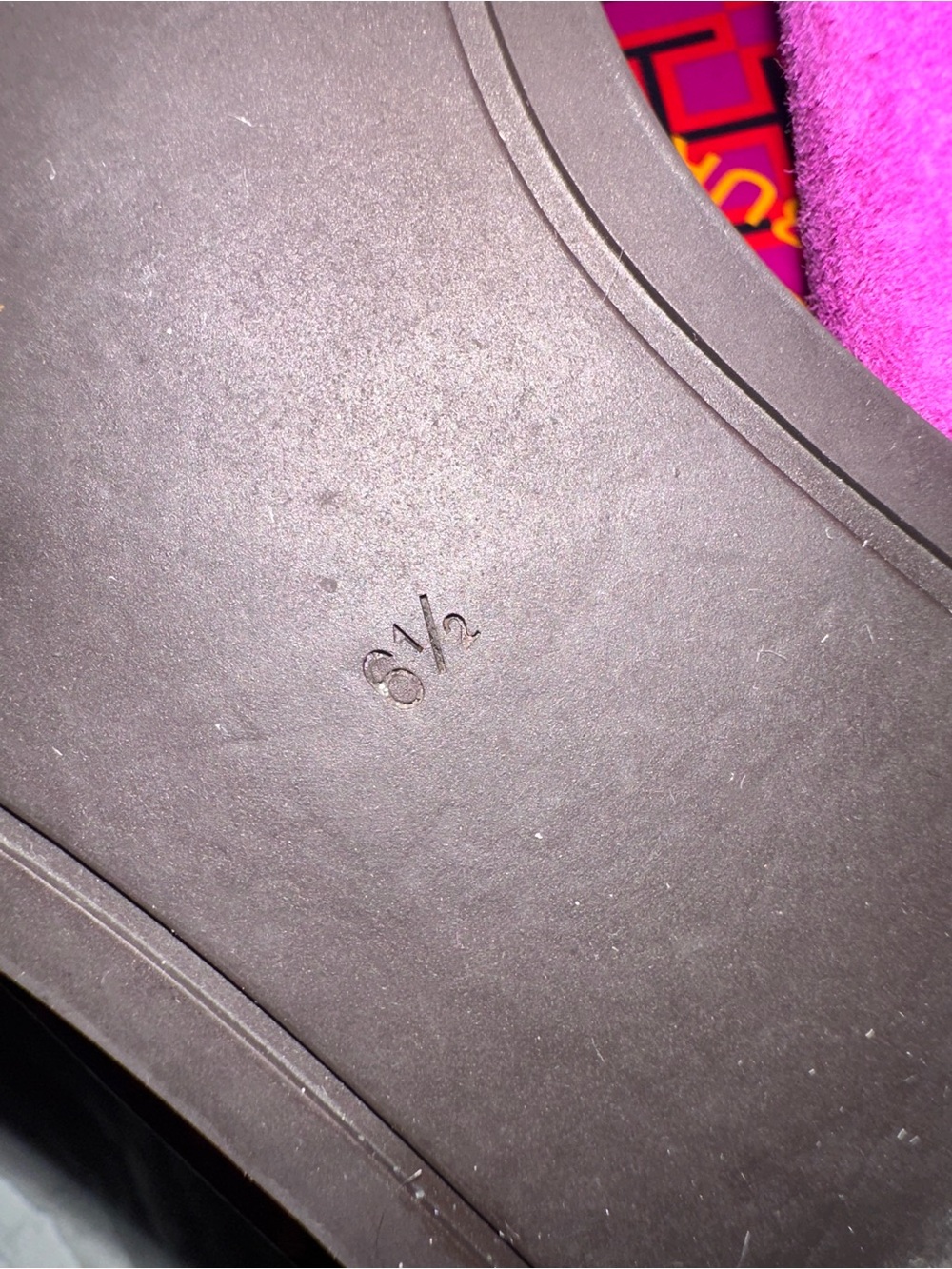 Tory Burch Everly Slide - Royal Suede - Prickly Pear - Picture 5 of 5